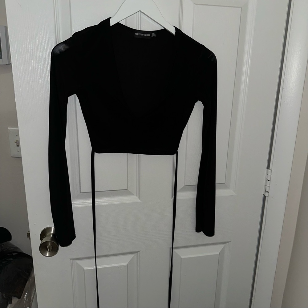 Black Long Sleeve Top